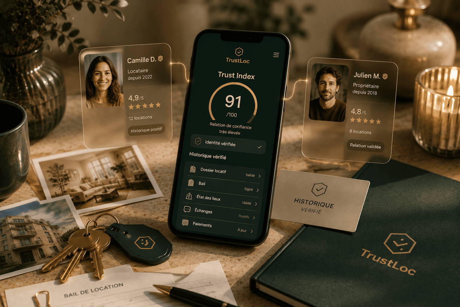 Trust Index TrustLoc pour sécuriser la relation entre propriétaire et locataire
